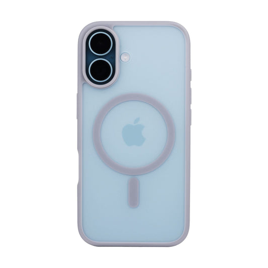 Tekne Matt MagSafe Case für iPhone 16 Plus | Mattes Finish | MagSafe-kompatibel & kratzfest - Grau