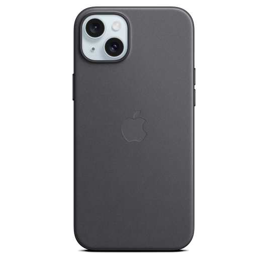 iPhone 15 Plus FineWoven Case mit MagSafe – Schwarz