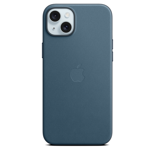 iPhone 15 Plus FineWoven Case mit MagSafe – Pazifikblau