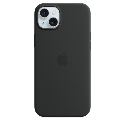 iPhone¬†15¬†Plus Silikon Case mit MagSafe - Schwarz