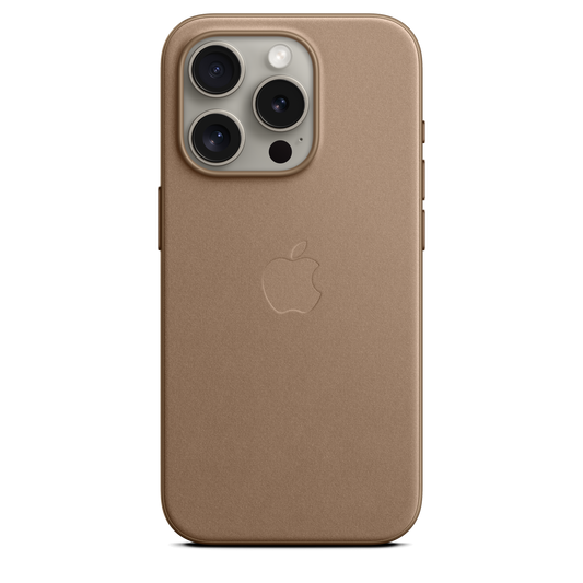 iPhone 15 Pro FineWoven Case mit MagSafe - Taupe
