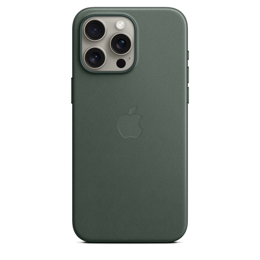 iPhone¬†15¬†Pro¬†Max FineWoven Case mit MagSafe - Evergrün