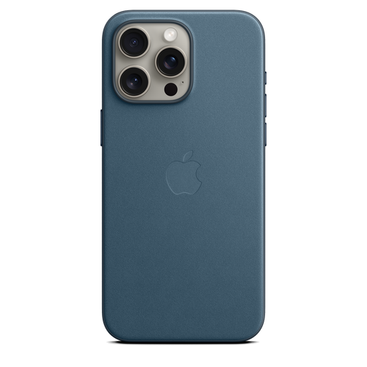 iPhone 15 Pro Max FineWoven Case mit MagSafe – Pazifikblau