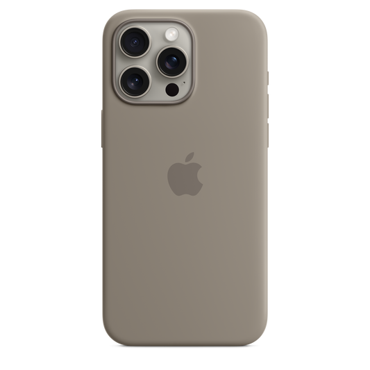 iPhone 15 Pro Max Silikon Case mit MagSafe – Ton