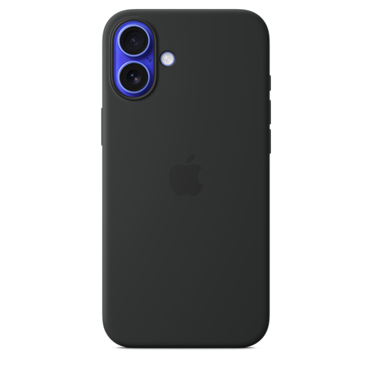 iPhone 16 Plus Silikon Case mit MagSafe – Schwarz