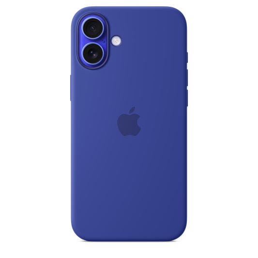 iPhone 16 Plus Silikon Case mit MagSafe – Ultramarin
