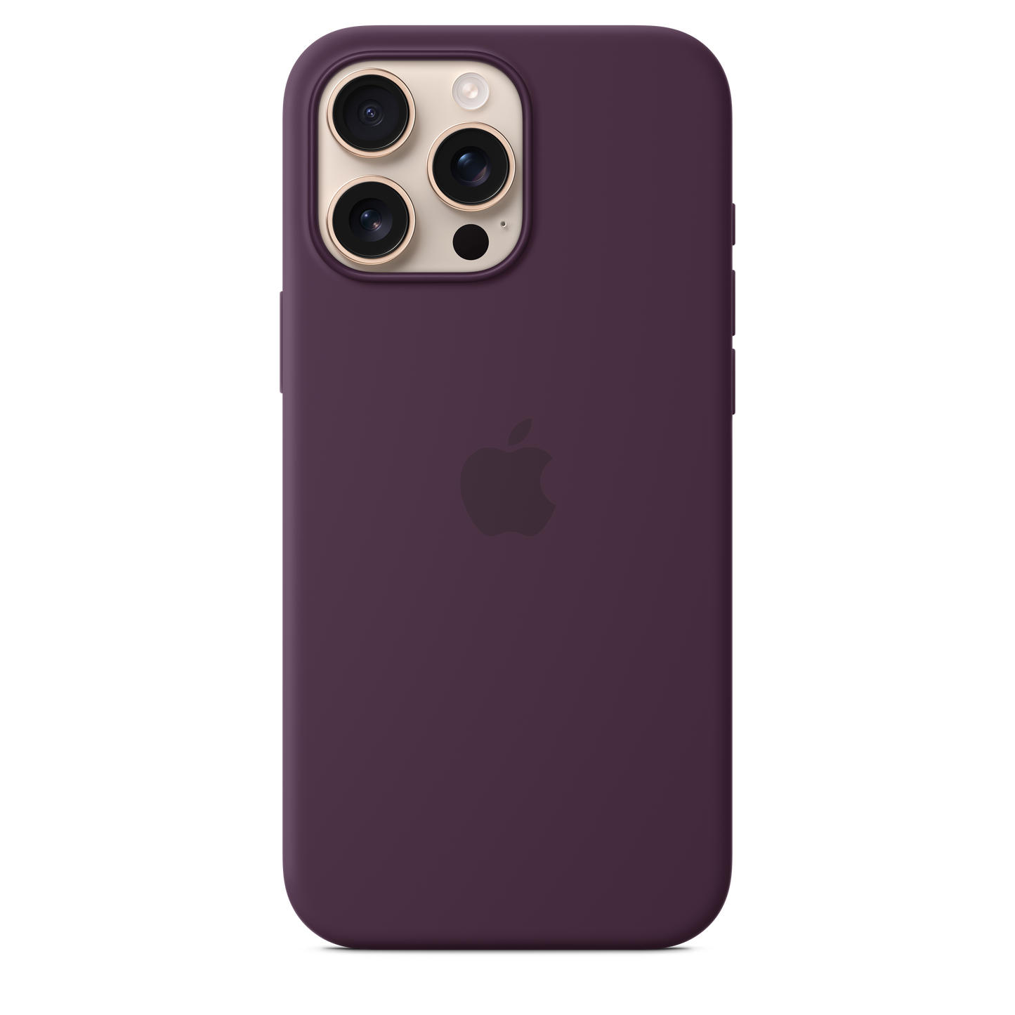 iPhone 16 Pro Max Silikon Case mit MagSafe - Pflaume