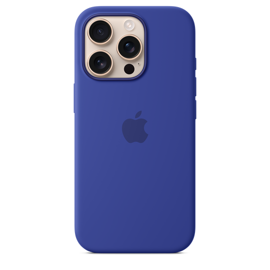 iPhone 16 Pro Silikon Case mit MagSafe – Ultramarin