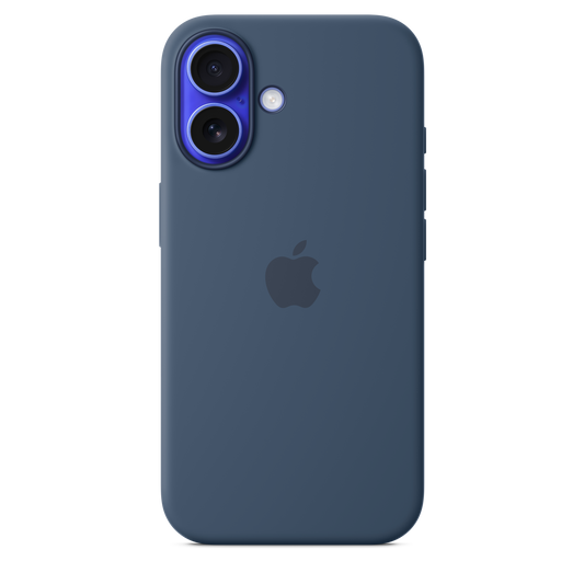iPhone 16 Silikon Case mit MagSafe – Denim