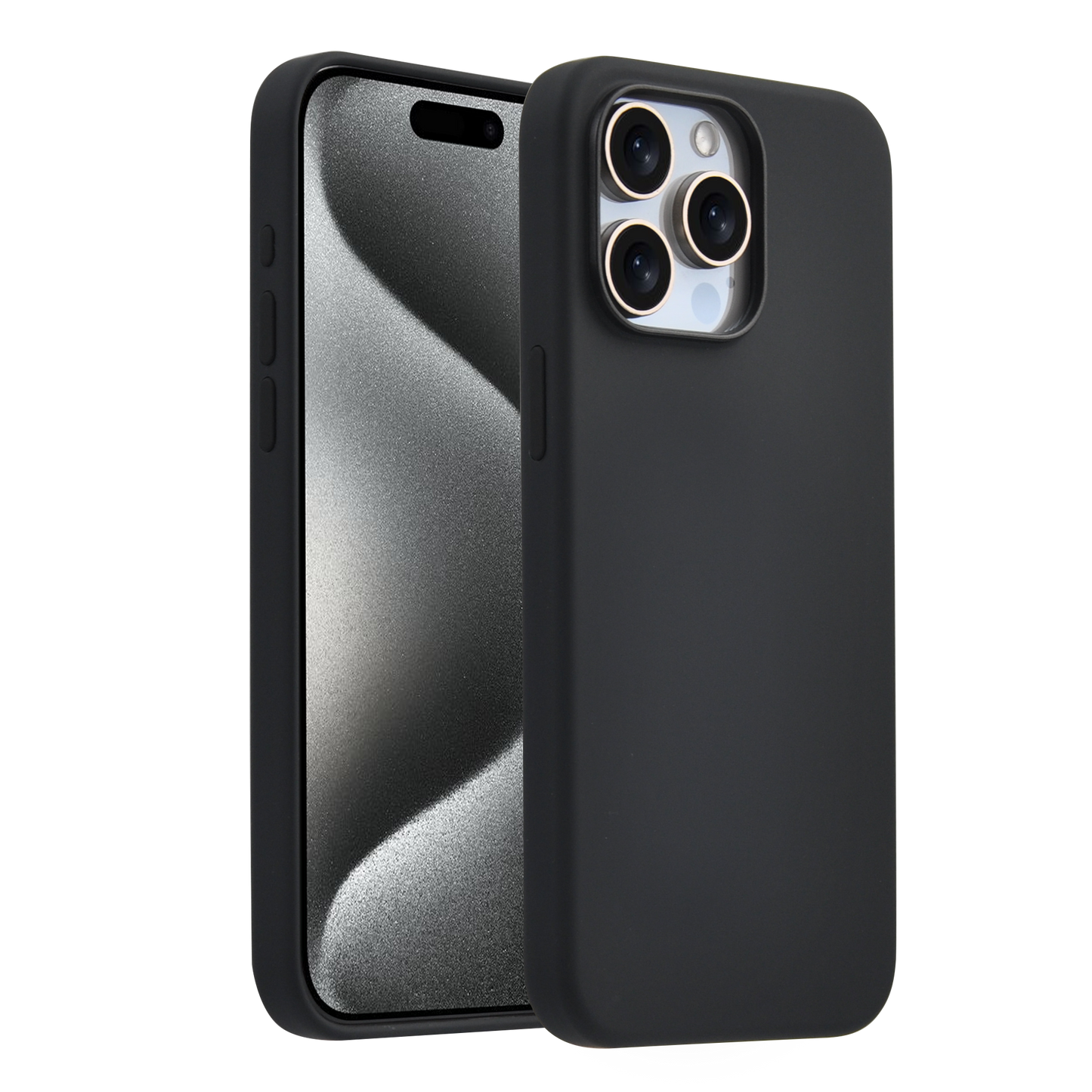 Pulse LIQUID Silikonhülle für iPhone 15 Pro Max – Storm Blue