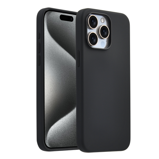 Pulse LIQUID Silikonhülle für iPhone 15-Sturmblau