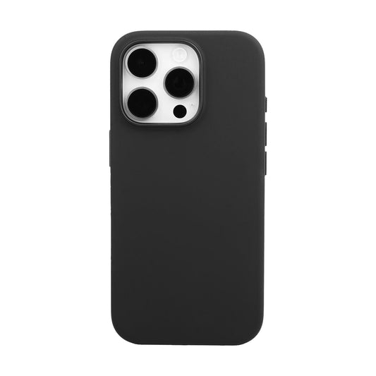 Tekne Silikonhülle für iPhone 16 Pro | Griffige Soft-Touch-Oberfläche | Stoßfest & Kabelloses Laden Kompatibel – Schwarz